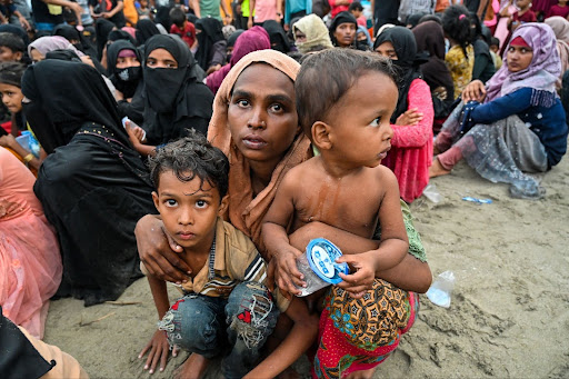Pengungsi Rohingya Ibu dan Anak